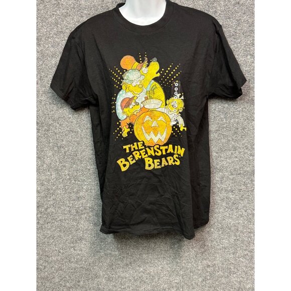 The Berenstain Bears Halloween Graphic Tee Medium Black - Picture 1 of 8
